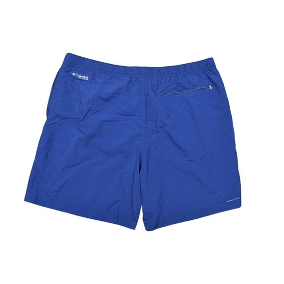 Columbia Men's XL Blue Nylon Shorts Preowned Field Gear 8L Mesh Lined - Picture 2 of 7